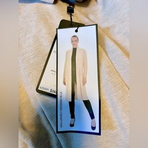 MAXSPORT long beige duster cardigan/coat